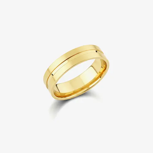 ALIANÇA OURO 18K JM1511
